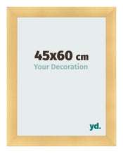 Bilderrahmen 45x60cm Gold Vintage MDF Pisa Vorne Messe | Yourdecoration.de