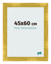 Bilderrahmen 45x60cm Gold Vintage MDF Pisa Vorne Messe | Yourdecoration.de