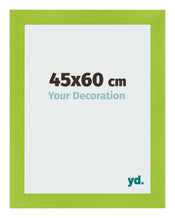 Bilderrahmen 45x60cm Grün MDF Pisa Vorne Messe | Yourdecoration.de