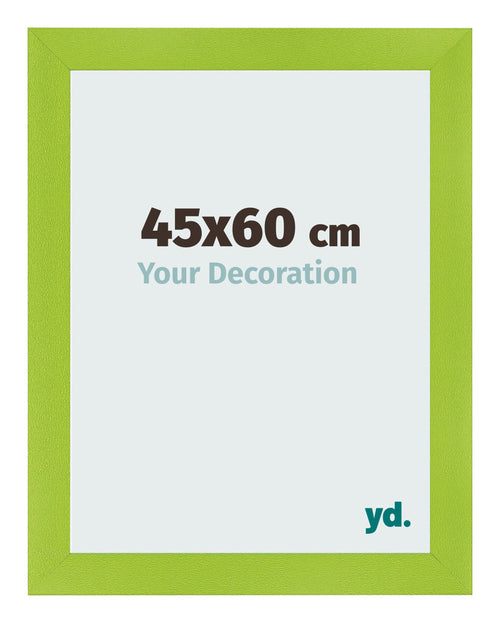 Bilderrahmen 45x60cm Grün MDF Pisa Vorne Messe | Yourdecoration.de