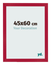 Bilderrahmen 45x60cm Rot MDF Bologna Vorne Messe | Yourdecoration.de