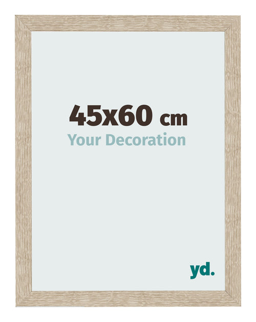 Bilderrahmen 45x60cm Sonoma Eiche MDF Bologna Vorne Messe | Yourdecoration.de
