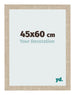 Bilderrahmen 45x60cm Sonoma Eiche MDF Bologna Vorne Messe | Yourdecoration.de