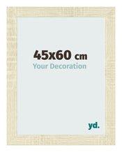 Bilderrahmen 45x60cm Sonoma Eiche MDF Pisa Vorne Messe | Yourdecoration.de