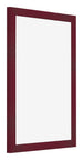 Bilderrahmen 45x60cm Weinrot Gewischt MDF Bologna Vorne Schrag | Yourdecoration.de
