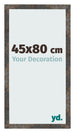 Bilderrahmen 45x80 cm Oxidiertes Metall MDF Bologna Vorne Messe | Yourdecoration.de