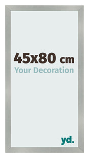 Bilderrahmen 45x80cm Aluminium Gebürstet MDF Bologna Vorne Messe | Yourdecoration.de