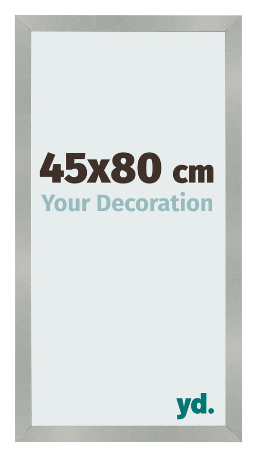 Bilderrahmen 45x80cm Aluminium Gebürstet MDF Bologna Vorne Messe | Yourdecoration.de