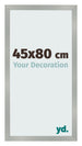 Bilderrahmen 45x80cm Aluminium Gebürstet MDF Bologna Vorne Messe | Yourdecoration.de