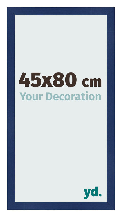 Bilderrahmen 45x80cm Dunkelblau Gewischt MDF Bologna Vorne Messe | Yourdecoration.de