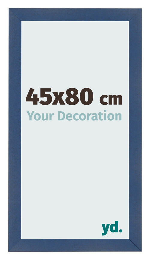 Bilderrahmen 45x80cm Dunkelblau Gewischt MDF Pisa Vorne Messe | Yourdecoration.de