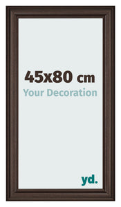 Bilderrahmen 45x80cm Eiche Dunkel MDF Lazio Vorne Messe | Yourdecoration.de