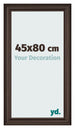 Bilderrahmen 45x80cm Eiche Dunkel MDF Lazio Vorne Messe | Yourdecoration.de