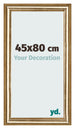 Bilderrahmen 45x80cm Gold Antik MDF Lazio Vorne Messe | Yourdecoration.de