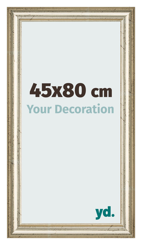 Bilderrahmen 45x80cm Metallglanz MDF Lazio Vorne Messe | Yourdecoration.de