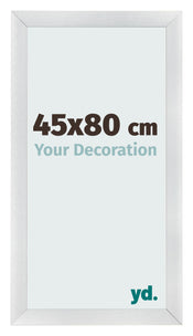 Bilderrahmen 45x80cm Silber Schwarz Gewischt MDF Pisa Vorne Messe | Yourdecoration.de