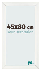 Bilderrahmen 45x80cm Weiß Vintage MDF Pisa Vorne Messe | Yourdecoration.de