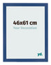 Bilderrahmen 46x61 cm Dunkelblau MDF Bologna Vorne Messe | Yourdecoration.de