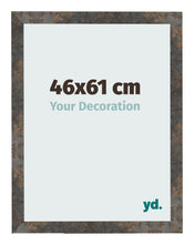 Bilderrahmen 46x61 cm Oxidiertes Metall MDF Bologna Vorne Messe | Yourdecoration.de