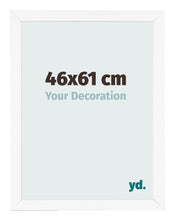 Bilderrahmen 46x61 cm Weiss Matt MDF Bologna Vorne Messe | Yourdecoration.de