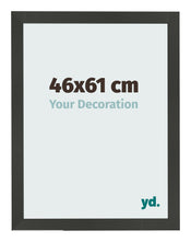 Bilderrahmen 46x61cm Antrazit MDF Bologna Vorne Messe | Yourdecoration.de