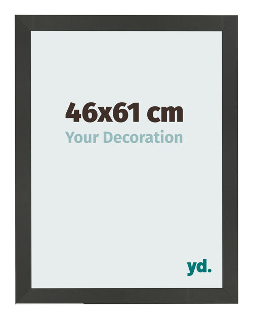 Bilderrahmen 46x61cm Antrazit MDF Bologna Vorne Messe | Yourdecoration.de