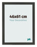 Bilderrahmen 46x61cm Antrazit MDF Bologna Vorne Messe | Yourdecoration.de