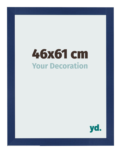 Bilderrahmen 46x61cm Dunkelblau Gewischt MDF Bologna Vorne Messe | Yourdecoration.de
