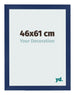 Bilderrahmen 46x61cm Dunkelblau Gewischt MDF Bologna Vorne Messe | Yourdecoration.de