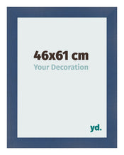 Bilderrahmen 46x61cm Dunkelblau Gewischt MDF Pisa Vorne Messe | Yourdecoration.de