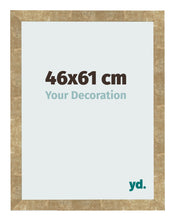 Bilderrahmen 46x61cm Gold Antik MDF Bologna Vorne Messe | Yourdecoration.de