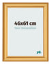 Bilderrahmen 46x61cm Gold Matt MDF Lazio Vorne Messe | Yourdecoration.de