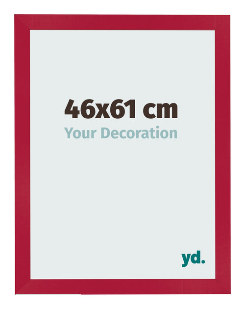Bilderrahmen 46x61cm Rot MDF Bologna Vorne Messe | Yourdecoration.de