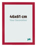 Bilderrahmen 46x61cm Rot MDF Bologna Vorne Messe | Yourdecoration.de