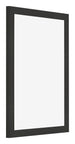 Bilderrahmen 46x61cm Schwarz Gemasert MDF Bologna Vorne Schrag | Yourdecoration.de