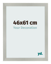 Bilderrahmen 46x61cm Silber Matt MDF Bologna Vorne Messe | Yourdecoration.de