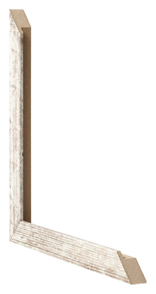 Bilderrahmen 46x61cm Weiß Vintage MDF Bologna Detail Querschnitte | Yourdecoration.de