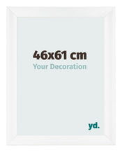 Bilderrahmen 46x61cm Weiß Vintage MDF Pisa Vorne Messe | Yourdecoration.de