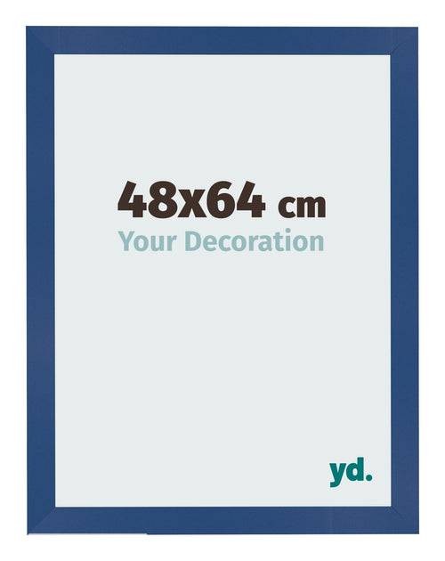 Bilderrahmen 48x64 cm Dunkelblau MDF Bologna Vorne Messe | Yourdecoration.de
