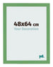 Bilderrahmen 48x64 cm Grun MDF Bologna Vorne Messe | Yourdecoration.de
