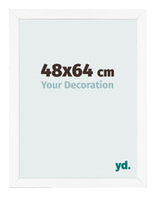 Bilderrahmen 48x64 cm Weiss Matt MDF Bologna Vorne Messe | Yourdecoration.de