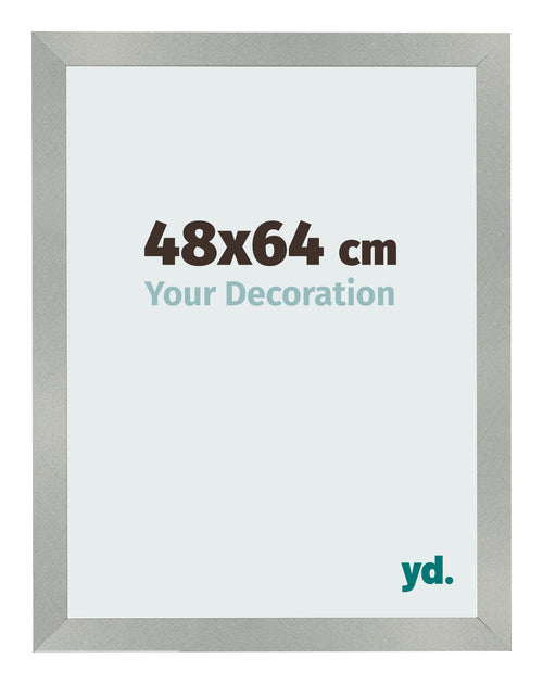 Bilderrahmen 48x64cm Aluminium Gebürstet MDF Bologna Vorne Messe | Yourdecoration.de