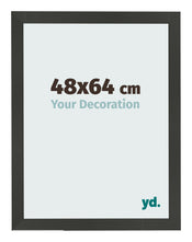 Bilderrahmen 48x64cm Antrazit MDF Bologna Vorne Messe | Yourdecoration.de