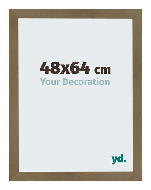 Bilderrahmen 48x64cm Bronze Dekor MDF Bologna Vorne Messe | Yourdecoration.de