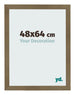 Bilderrahmen 48x64cm Bronze Dekor MDF Bologna Vorne Messe | Yourdecoration.de