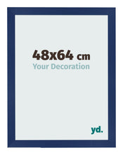 Bilderrahmen 48x64cm Dunkelblau Gewischt MDF Bologna Vorne Messe | Yourdecoration.de