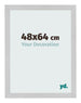 Bilderrahmen 48x64cm Edelstahl MDF Bologna Vorne Messe | Yourdecoration.de
