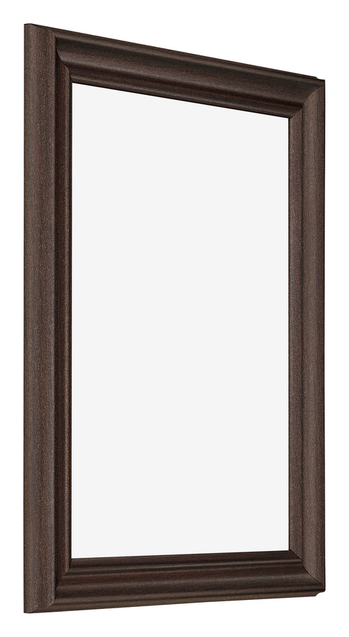 Bilderrahmen 48x64cm Eiche Dunkel MDF Lazio Vorne Schrag | Yourdecoration.de