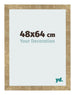 Bilderrahmen 48x64cm Gold Antik MDF Bologna Vorne Messe | Yourdecoration.de