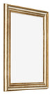 Bilderrahmen 48x64cm Gold Antik MDF Lazio Vorne Schrag | Yourdecoration.de